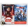Image 1 : LOT OF 2 MARVEL AND STAR WARS BOXES OF COLLECTORS CARDS, OPENED.