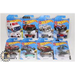 LOT OF 8 HOT WHEELS COLLECTORS CARS NEW SEALED.