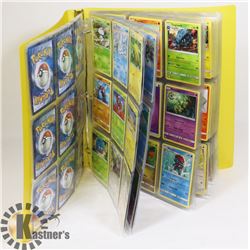 LOT OF 180 PACK POKÉMON COLLECTORS CARDS IN BINDER.