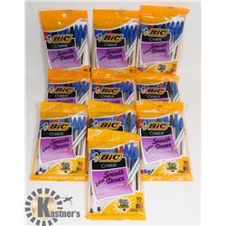 BAG OF ASSORTED PENS