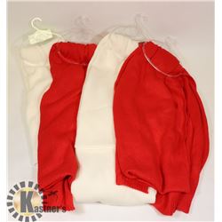 LOT OF 4 SOFT SCARFS