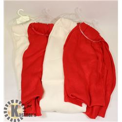 LOT OF 4 SOFT SCARFS