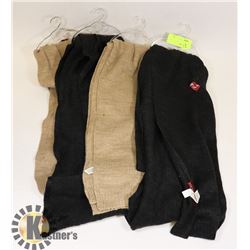 LOT OF 4 SOFT SCARFS