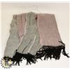 Image 1 : LOT OF 4 SOFT SCARFS