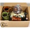 Image 1 : LOT OF MISCELLANEOUS BAR MUGS, CHESS PIECE SHOT GLASSES,