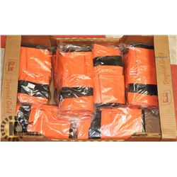 LOT OF 7 TOOL CARRY BAGS WITH TOOL COMPARTMENTS