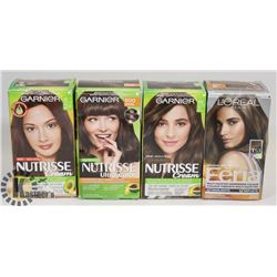 LOT OF HAIR DYE PRODUCT.