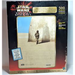 13)  FACTORY SEALED STAR WARS EPISODE 1 300 PCE PUZZLE AND , POSTER .