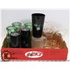 Image 1 : LOT OF MISCELLANEOUS GLASSES:  COKE, PEPSI, BREAKING BAD, MONOPOLY, ETC.