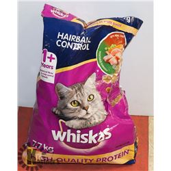 BAG OF CAT FOOD 7.5KG BEST BY SEP 2020