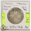 Image 1 : 1871 GOTHIC SILVER BRITISH FLORIN