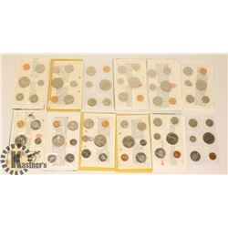 LOT OF 12 VARIOUS CANADIAN PROOF-LIKE COIN SETS