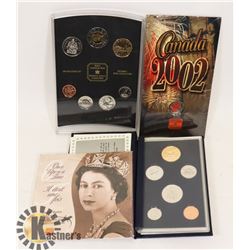 LOT OF VARIOUS CANADIAN COLLECTORS COIN SETS.