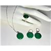Image 1 : 8)  SUITE OF GREEN AVENTURINE