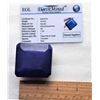 Image 1 : 17)  NATURAL EMERALD CUT 476.95 CT BLUE SAPPHIRE AND COA.