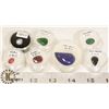 Image 1 : 73 CARATS OF GENUINE EMERALD, RUBY, SAPPHIRE, LAPIS LAZULI GEMSTONES.