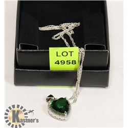 CHAIN WITH CRYSTAL HEART