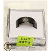 Image 1 : NEW MENS FREEMASON BLACK TUNGSTEN CARBIDE BAND.