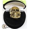Image 1 : GOLD TONE SKILL RING SZ 9