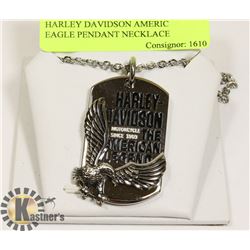 HARLEY DAVIDSON AMERICAN EAGLE PENDANT NECKLACE