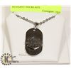 Image 1 : HARLEY DAVIDSON DOG TAG LOGO PENDANT NECKLACE