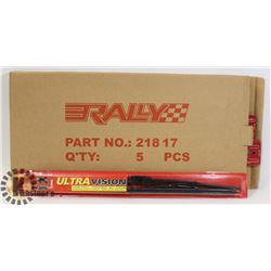 PACK OF 5 NEW 17" ALL SEASON WIPER BLADES