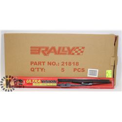 CASE OF 5 NEW 18" VISION TEC  WIPER BLADES