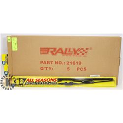 PACK OF 5 NEW ULTRA VISION 19" WIPER BLADES