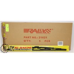 PACK OF 5 NEW 21" ALL SEASON WIPER BLADES