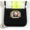 Image 1 : NEW GOLD PLATED RING SZ 10