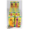Image 1 : CASE OF 12 CRAYOLA PEZ DISPENSERS W/PEZ