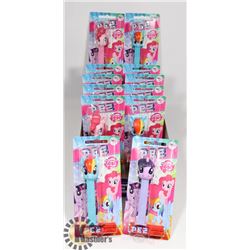 CASE OF 12MY LITTLE PONY PEZ DISPENSERS W/PEZ