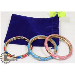 LOT OF 3 UKRAINIAN STYLE  BRACELETS