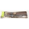 Image 1 : OPALY BROWN LEATHER BAND, CRYSTAL BEZEL