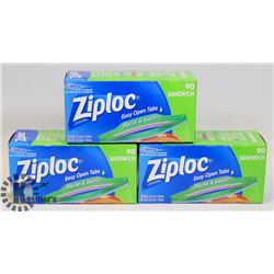 LOT OF ZIPLOC BAGS