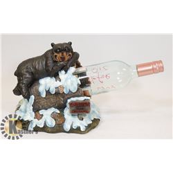 BEAR THEME WINE BOTTLE HOLDER