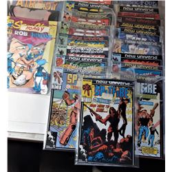21)  LOT OF 23 VINTAGE MARVEL AND