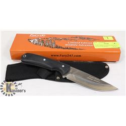 FURY LIMITED EDITION WILDLIFE ADVENTURE KNIFE.