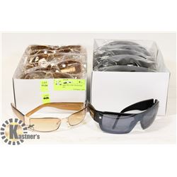 LOT OF DARK YELLOW & BLACK DESIGNER SUNGLASSES
