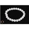 Image 1 : #66-SELENITE BEAD BRACELET 8mm/7.5"