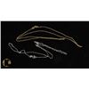 Image 1 : 11-STERLING SILVER NECKLACE 2PCS 18"