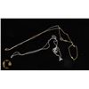 Image 1 : #7-STERLING SILVER NECKLACE 2PCS 18"