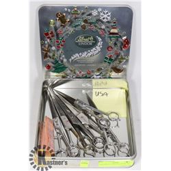 GROOMER'S TOOLS IN LINDOR TIN