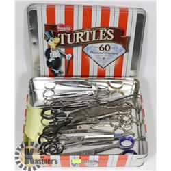 GERMANY GROOMER'S TOOLS IN TURTLES TIN