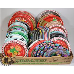 LOT OF ASSORTED PARTY PLATES