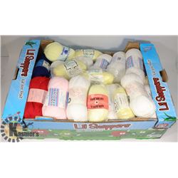 LOT OF ASSORTED YARN