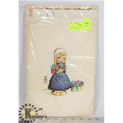 17 DECORATIVE CRUISE SHIP MENUS FROM 1958 TO 1963.