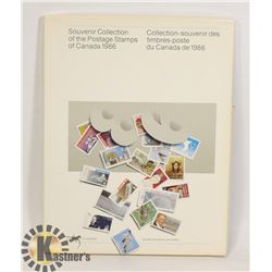 1986  ANNUAL COLLECTION WITH STAMPS