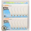 Image 1 : LOT OF 12 NEW LED LIGHT BULBS - 3000K