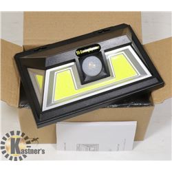 LOT OF 2 NEW SOLAR SECURITY LED LIGHTS